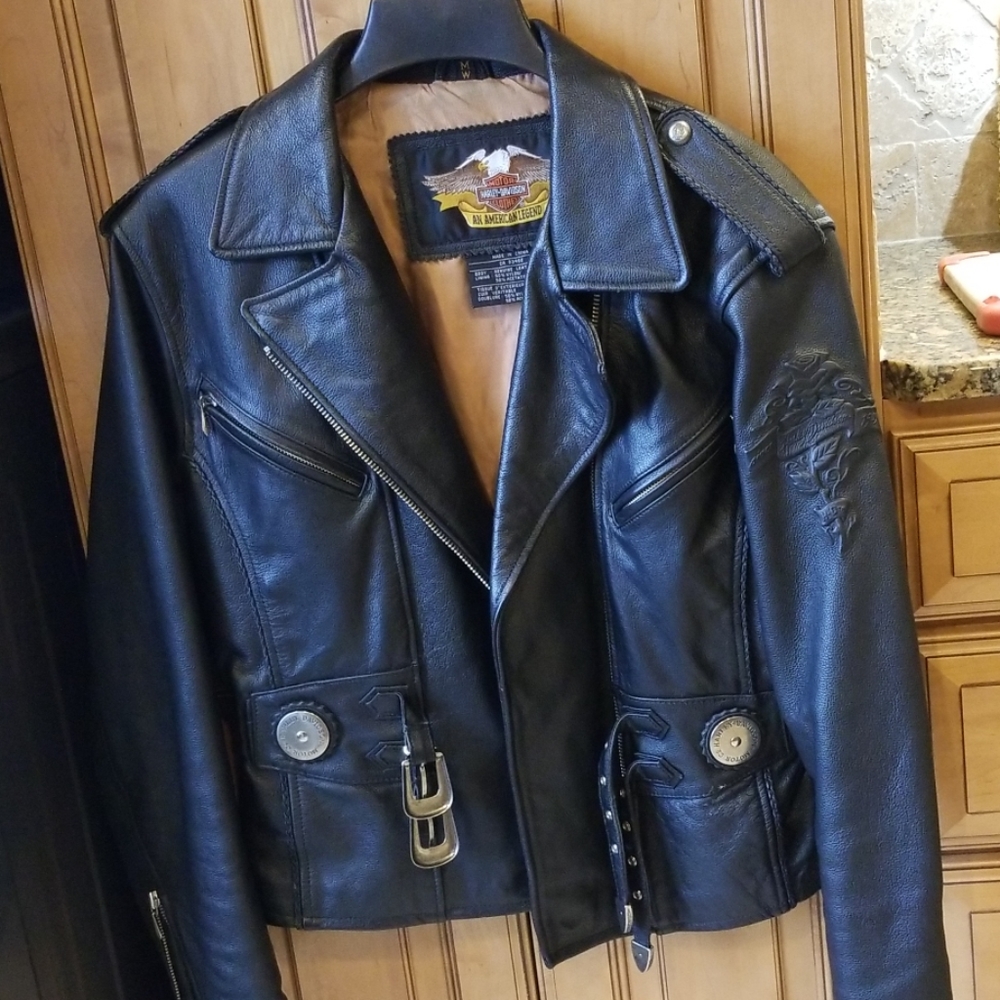 Harley Davidson Leather Jacket Size M